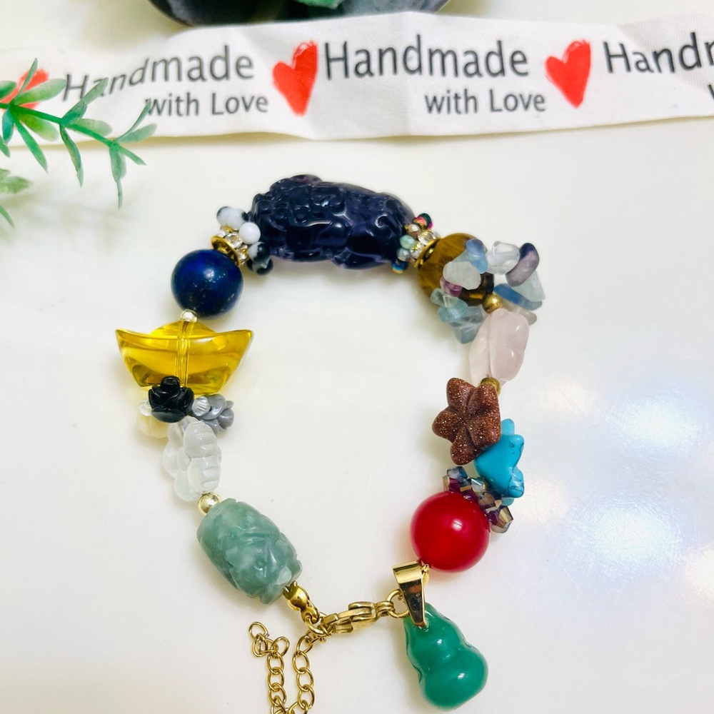 Colorful Charmed Bracelet